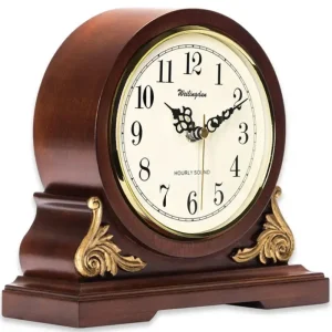 Europe Solid wood retro clock