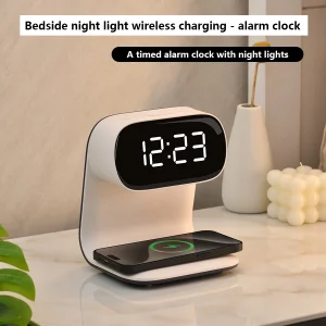Multi-functional night light alarm clock